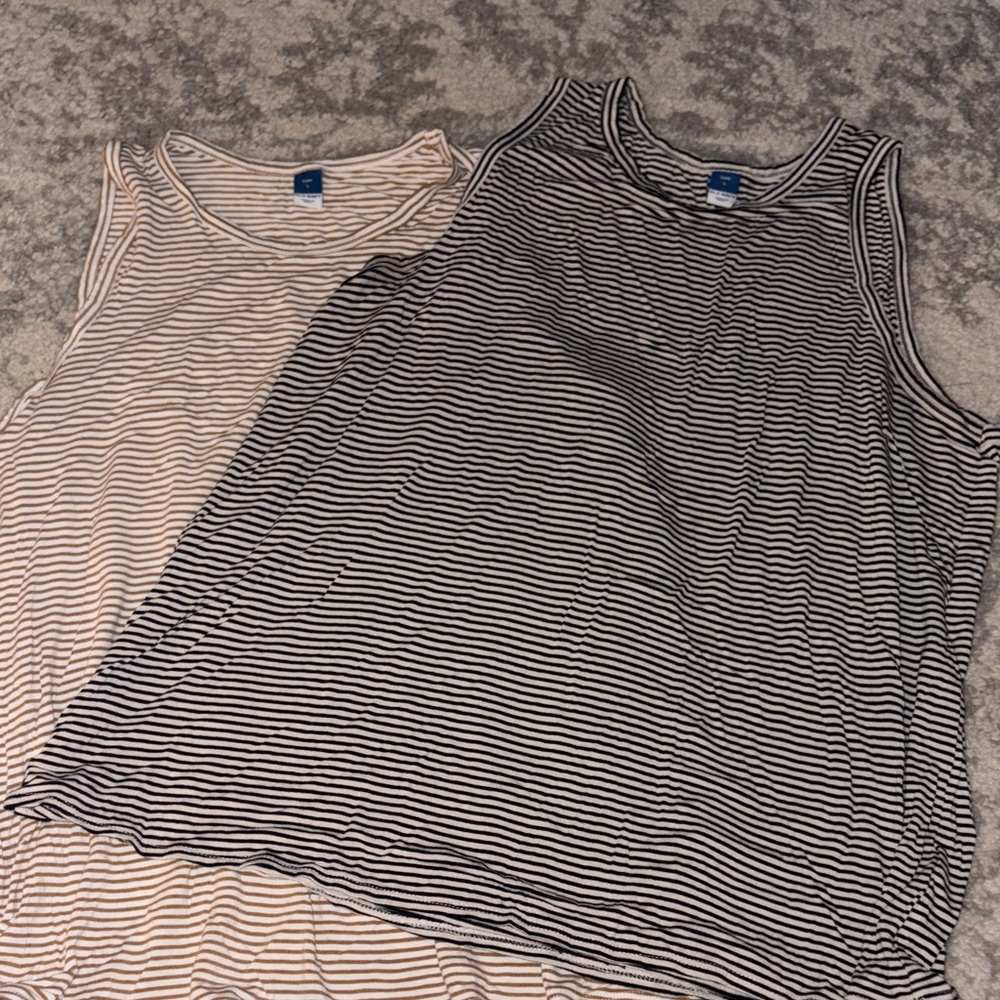 Old navy lux striped Sleeveless Tops